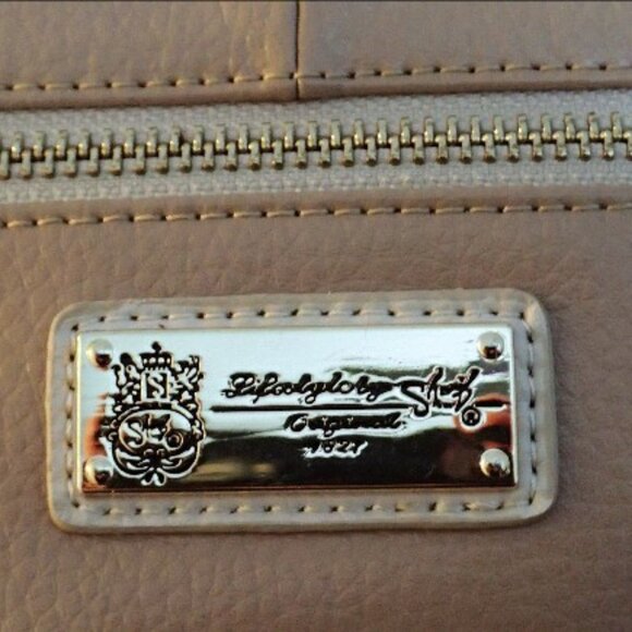 Shariff 1827 Designer Leather & Sunflower Embroidered Shoulder Bag - Picture 5 of 13